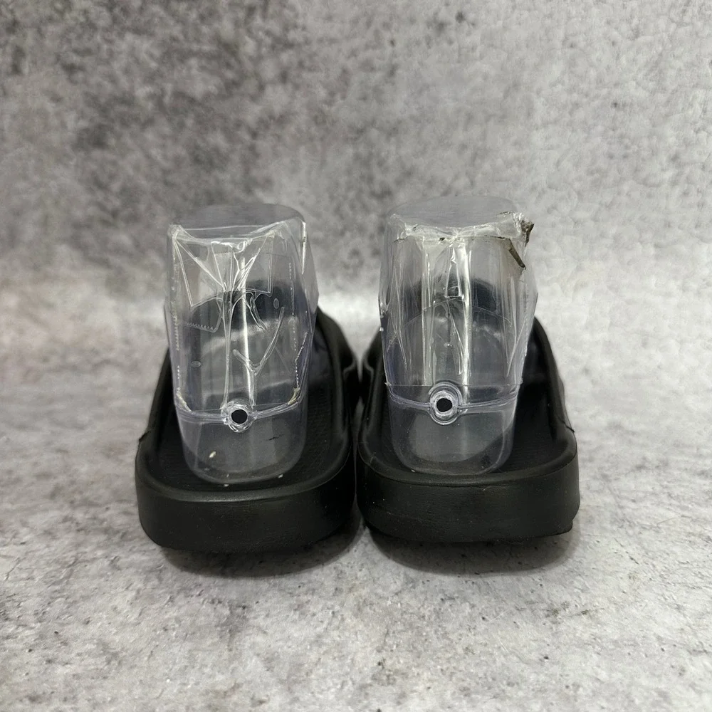 Oofos OOahh Sport Recovery Slides Womens 8 Black Comfortable Arch Support